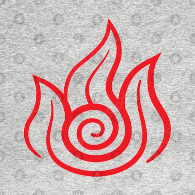 Fire Bending Nation Symbol by mariaronda